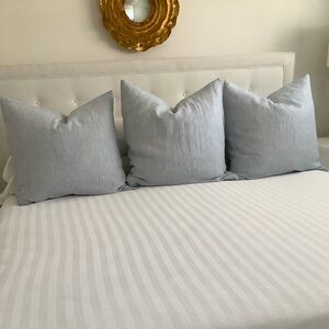 Pine Cone Hill Linen Euro Sham Covers - 3 (pillows not included)